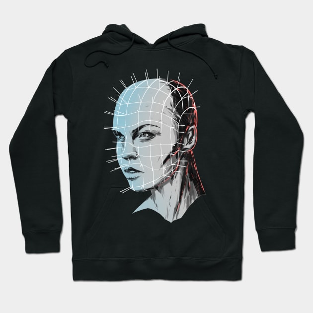 hellraiser girl / lady pinhead Hoodie by Kotolevskiy